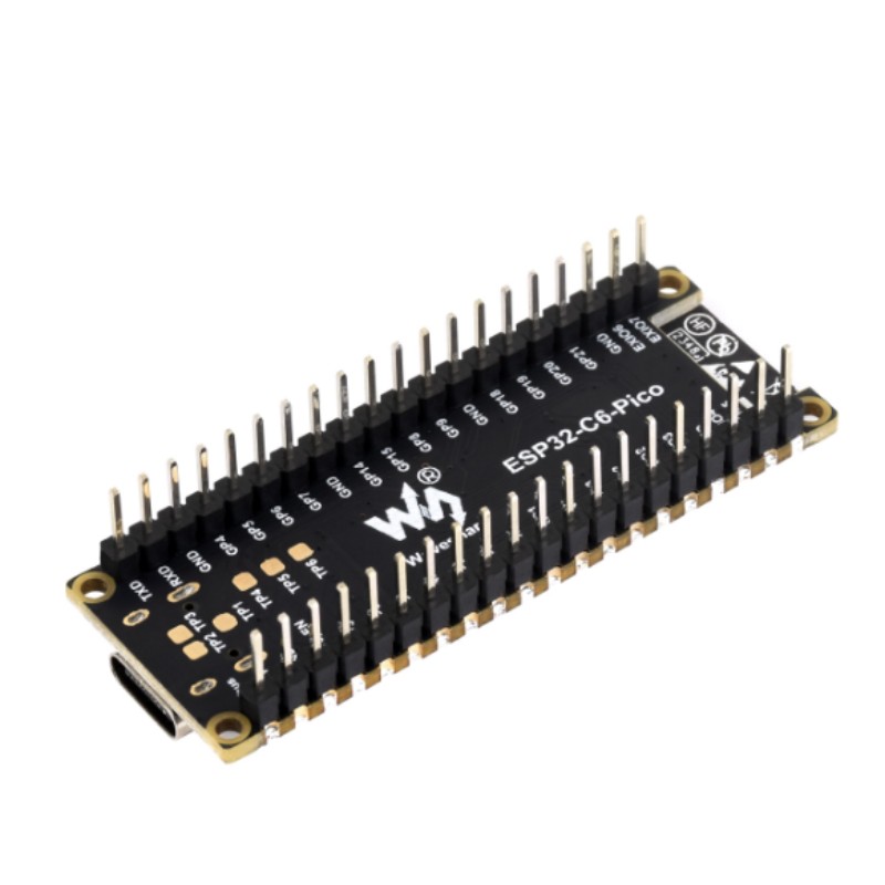 ESP32-C6-Pico-M avec broches à souder